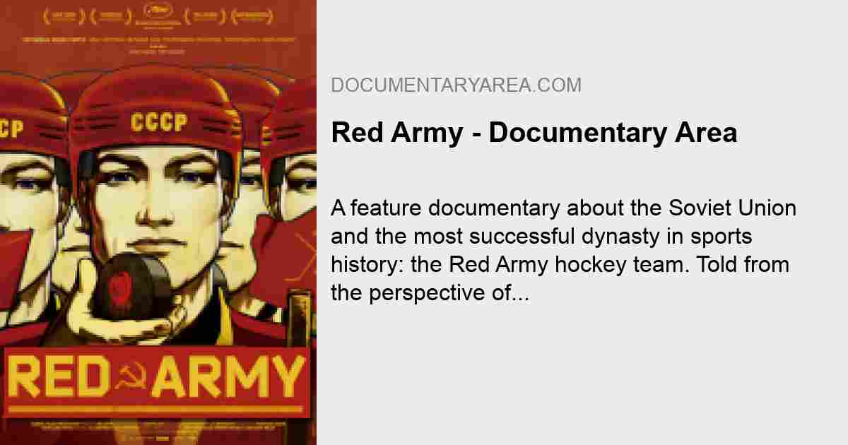 Red Army' Hockey Documentary Begins Limited Run This Week - The